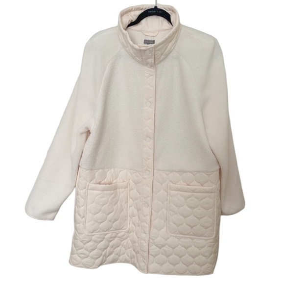 Talbots Cozy Sherpa Quilted Jacket - Picture 11 of 12